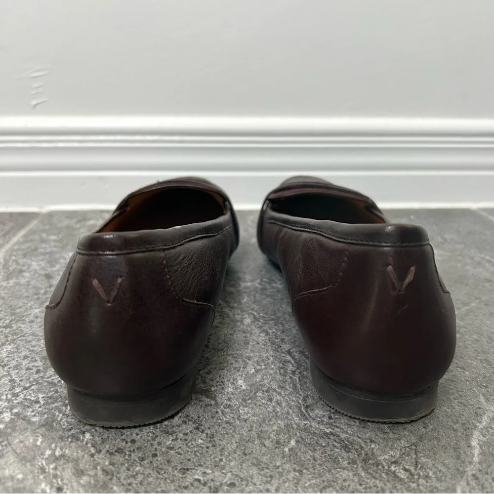 Vionic Burgundy Pointed Toe Penny Loafers Savannah Size 7 Fall Academia Autumn - Picture 5 of 16